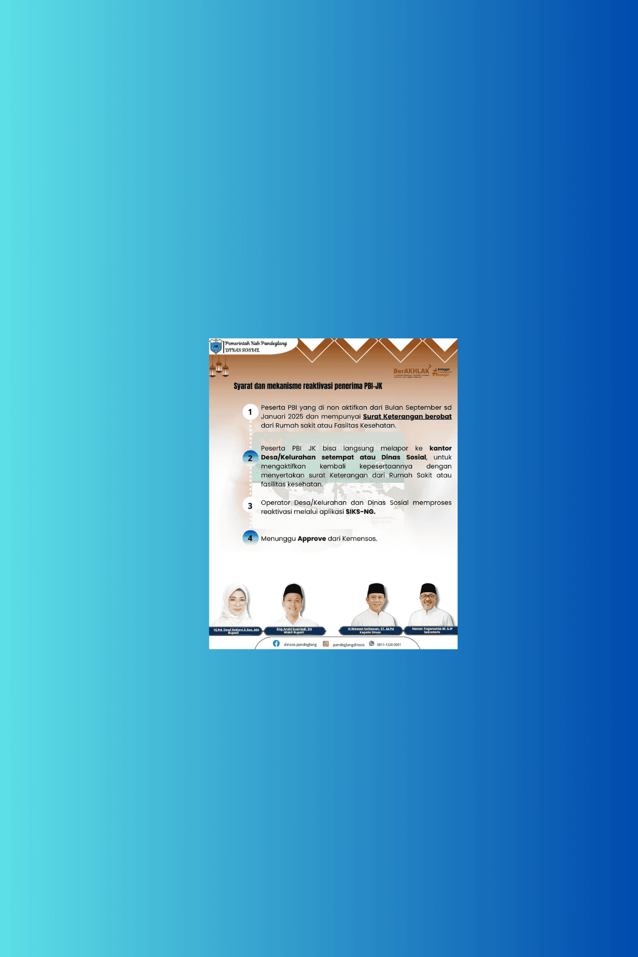 Reaktivasi PBI-JK